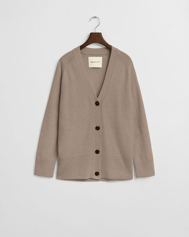 Wool Cashmere Blend Cardigan