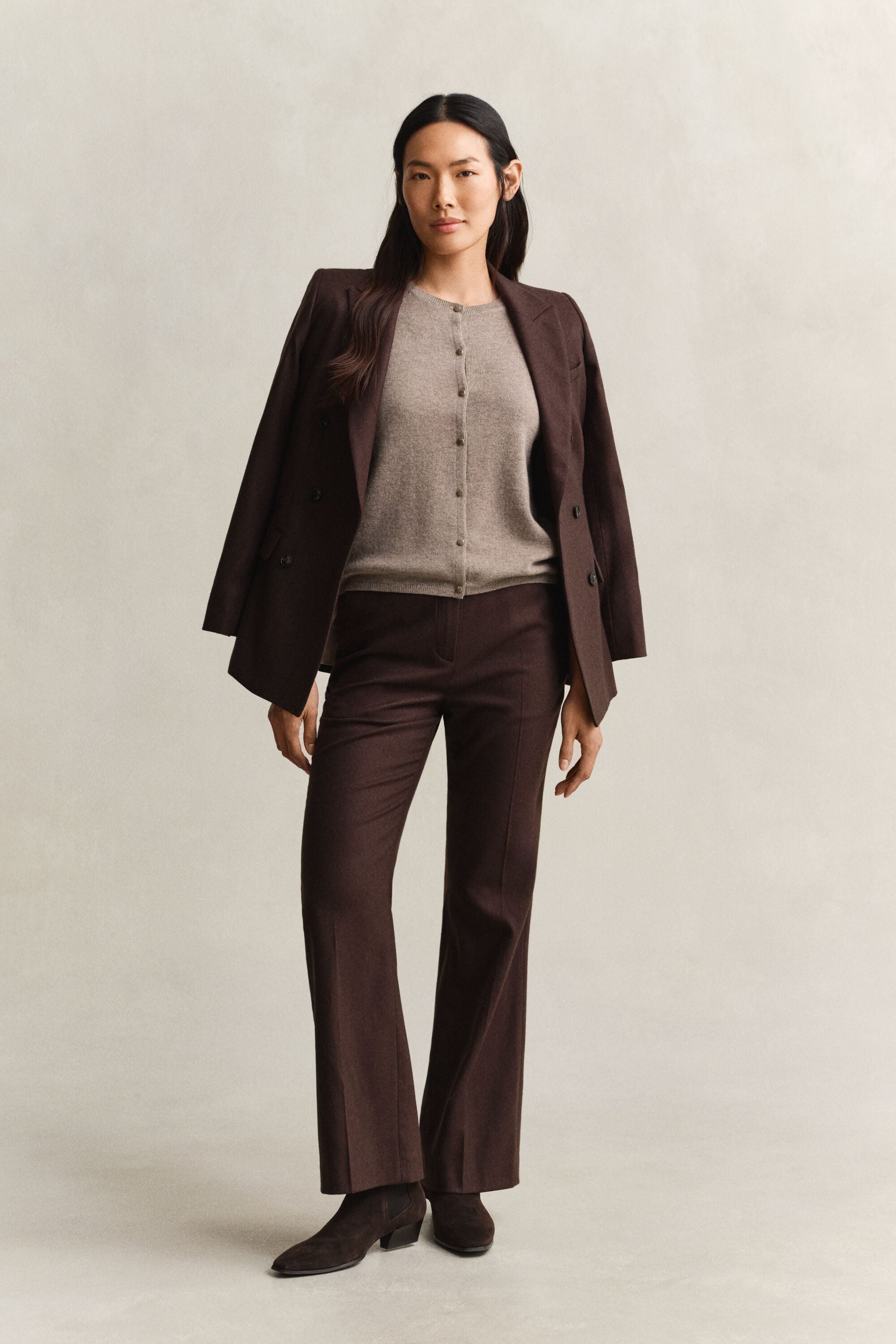 Cashmere Blend Short Sleeve Cardigan