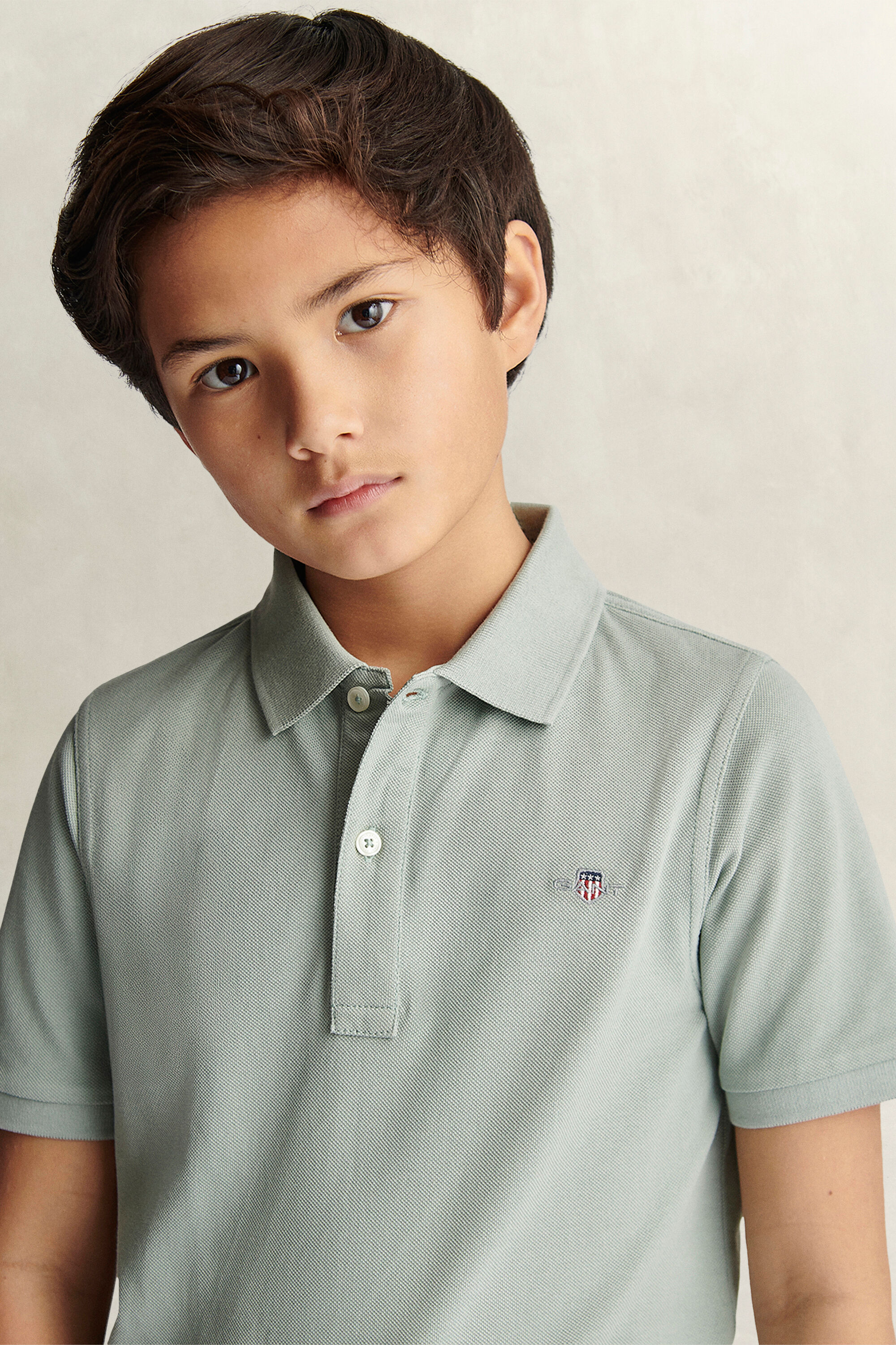 Teens Shield Piqué Polo Shirt