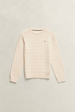 Teen Boys Shield Sweater — CREAMED WHITE 2