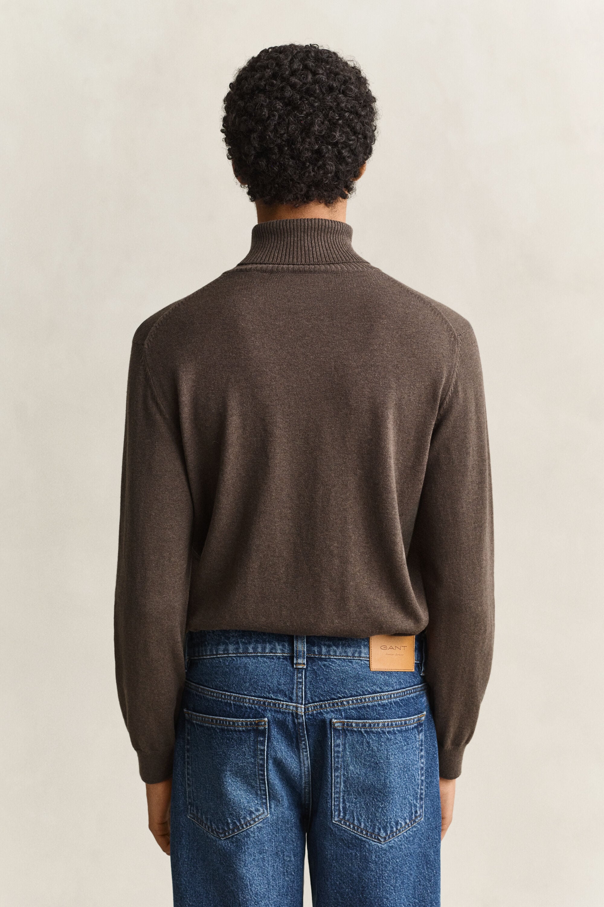 Cotton Wool Turtleneck Sweater
