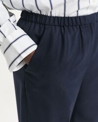 Wool Blend Pull-On Pants