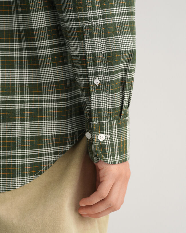 Regular Fit Oxford Check Shirt