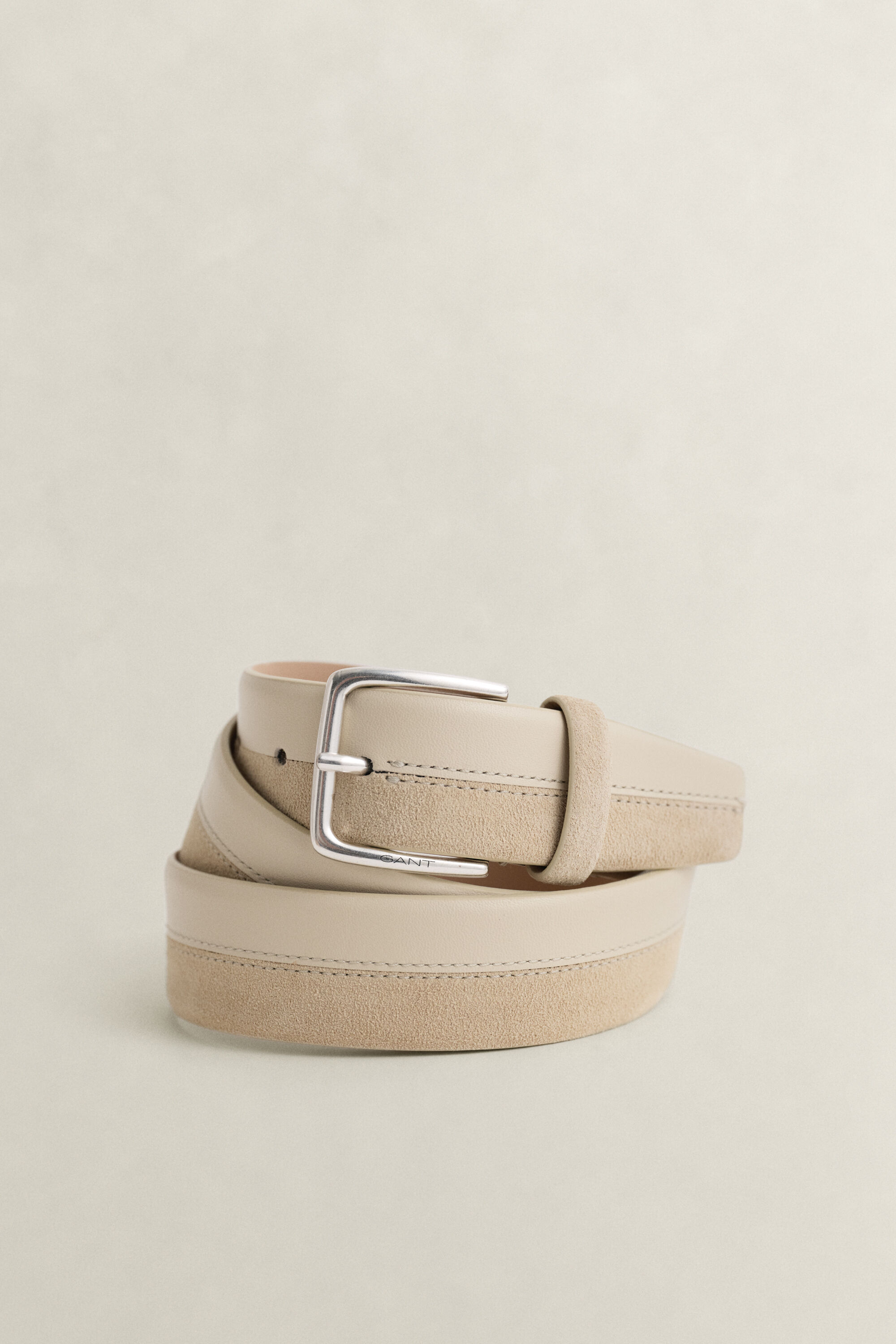 Leather Suede Mixed Belt