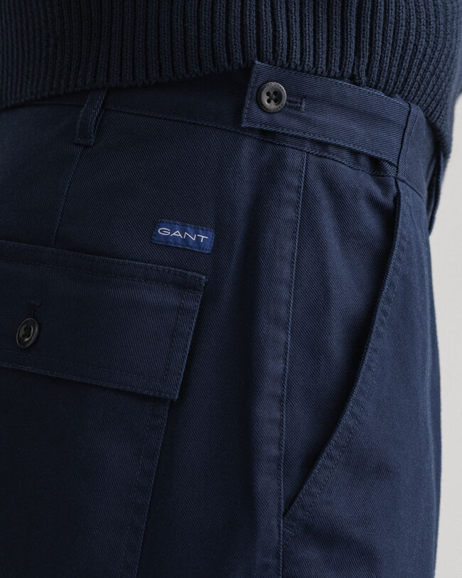 Tapered Cotton Chinos