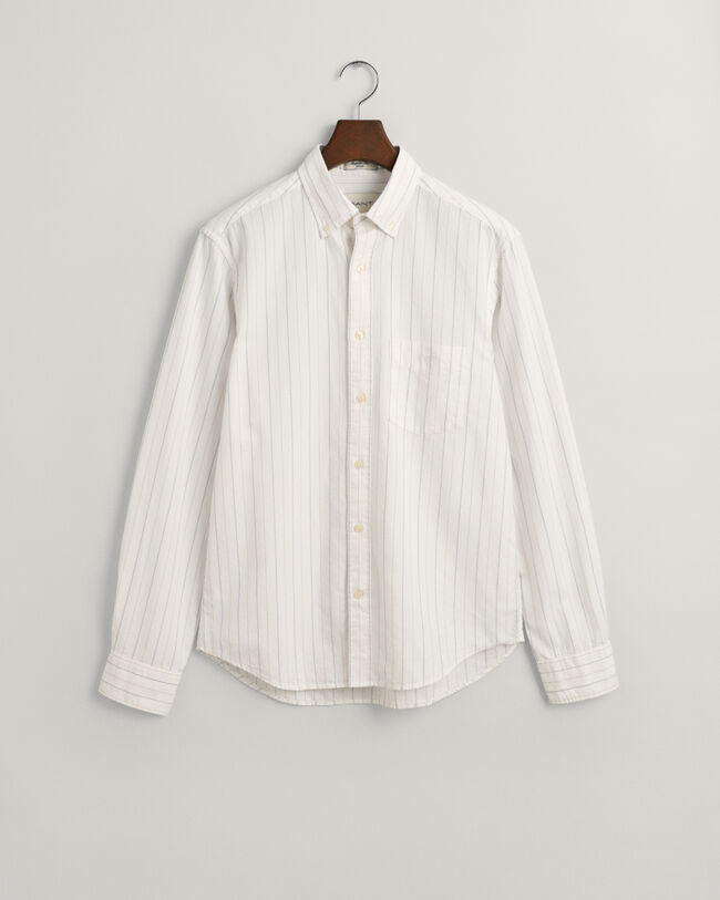 Regular Fit Striped Archive Oxford Shirt