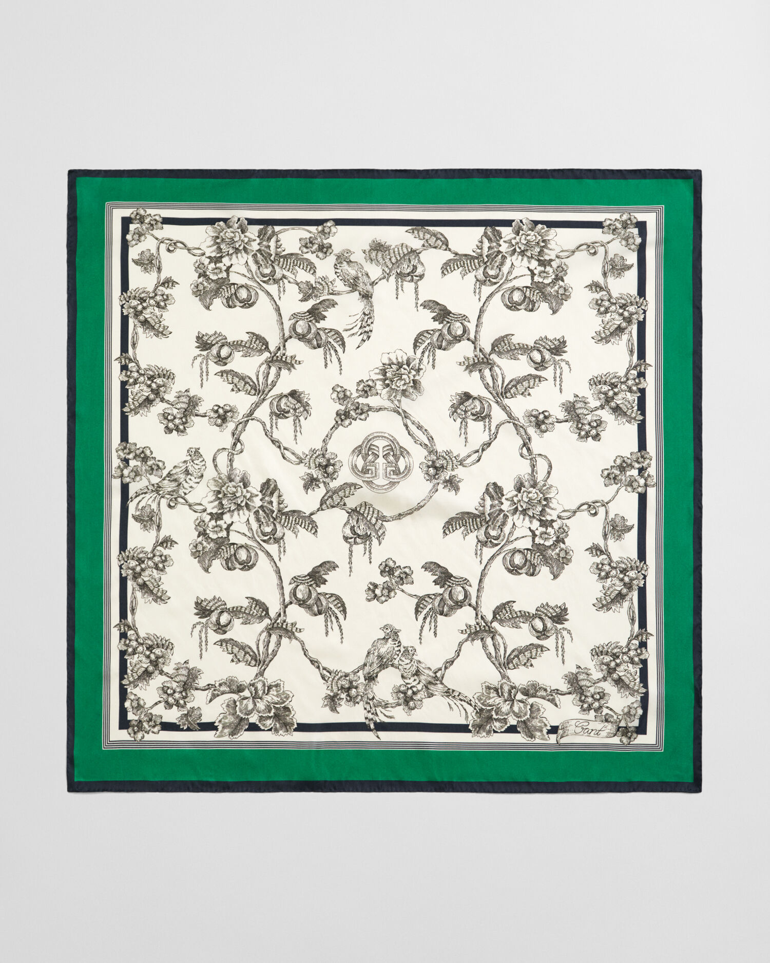 Tree Print Silk Scarf