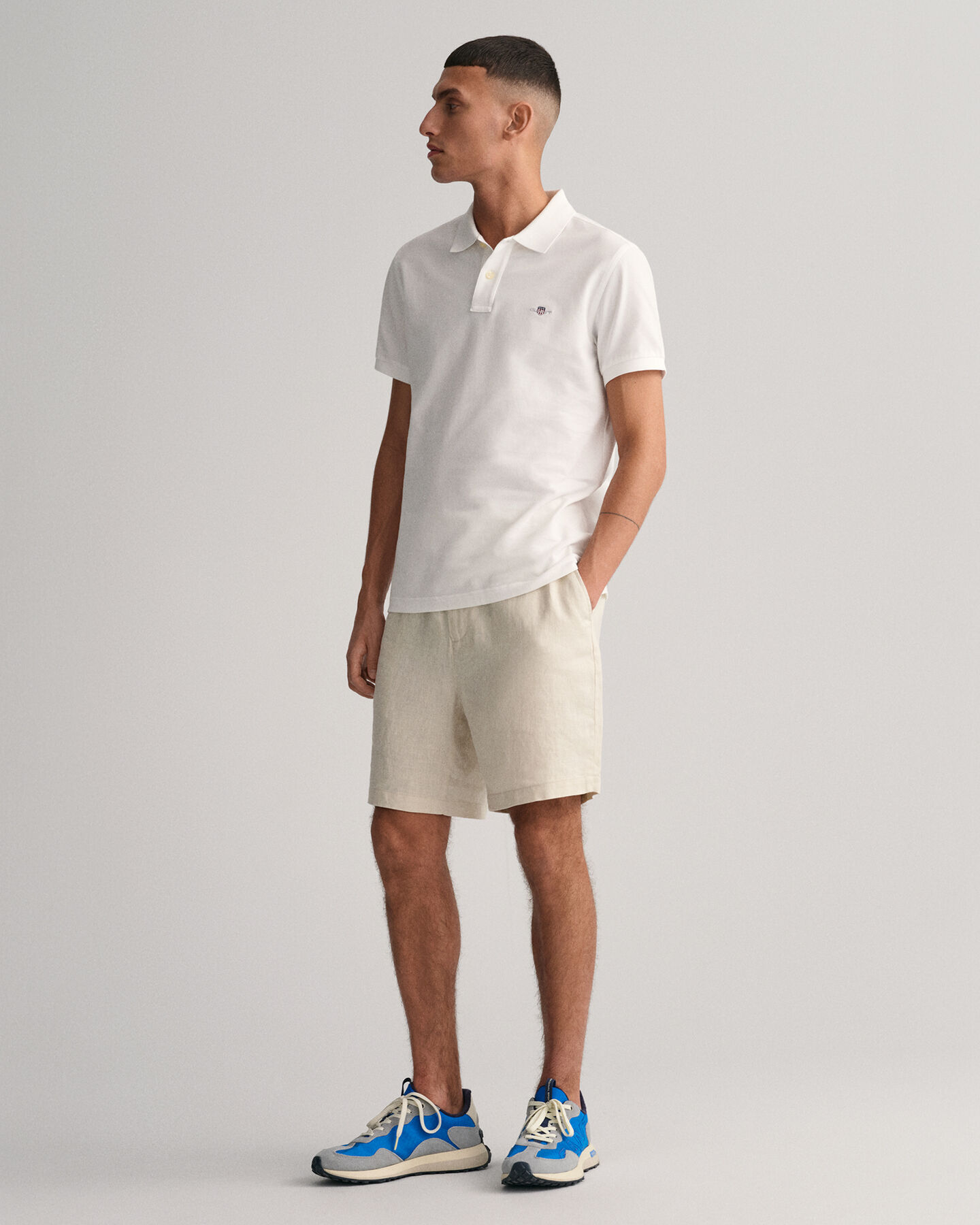 Linen Drawstring Shorts