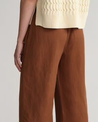 Linen Viscose Pull-On Pants
