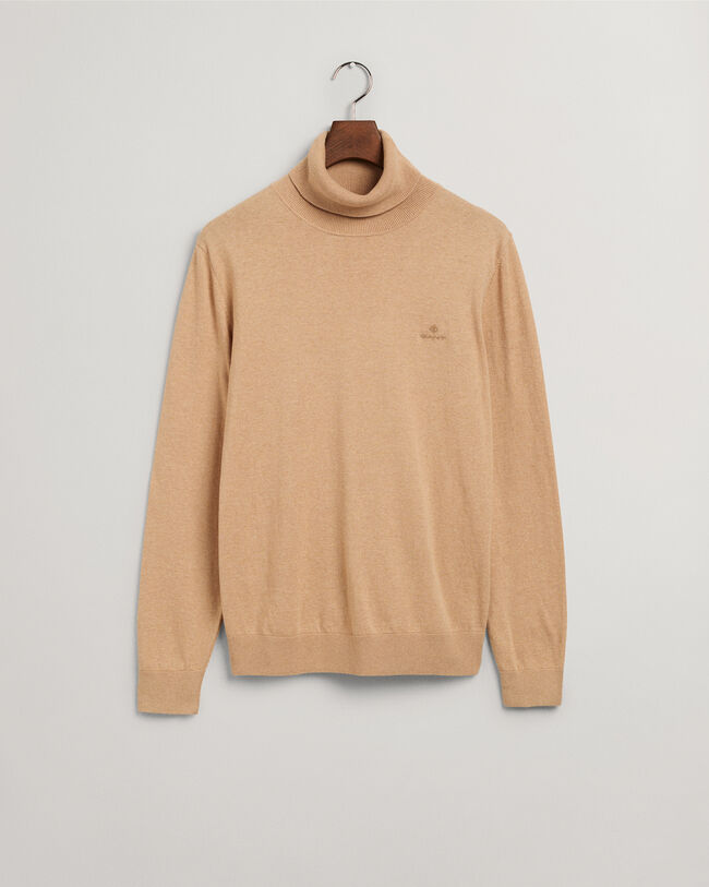 Cotton Cashmere Rollneck Sweater