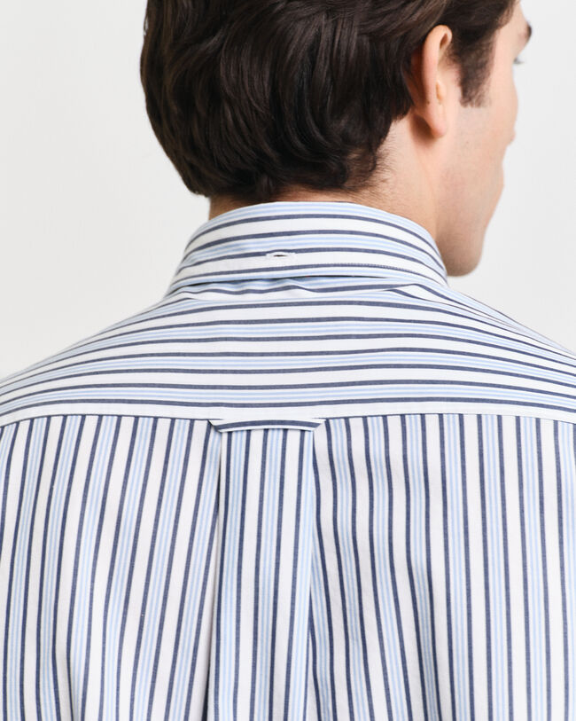 Regular Fit Striped Poplin Shirt