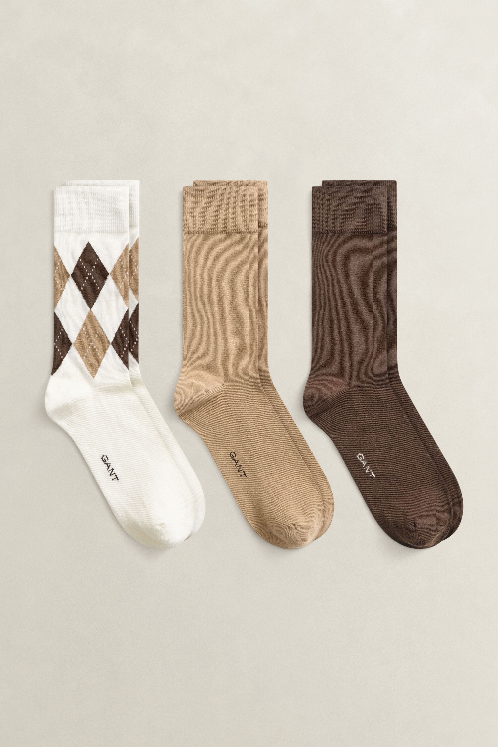 3-Pack Argyle Socks