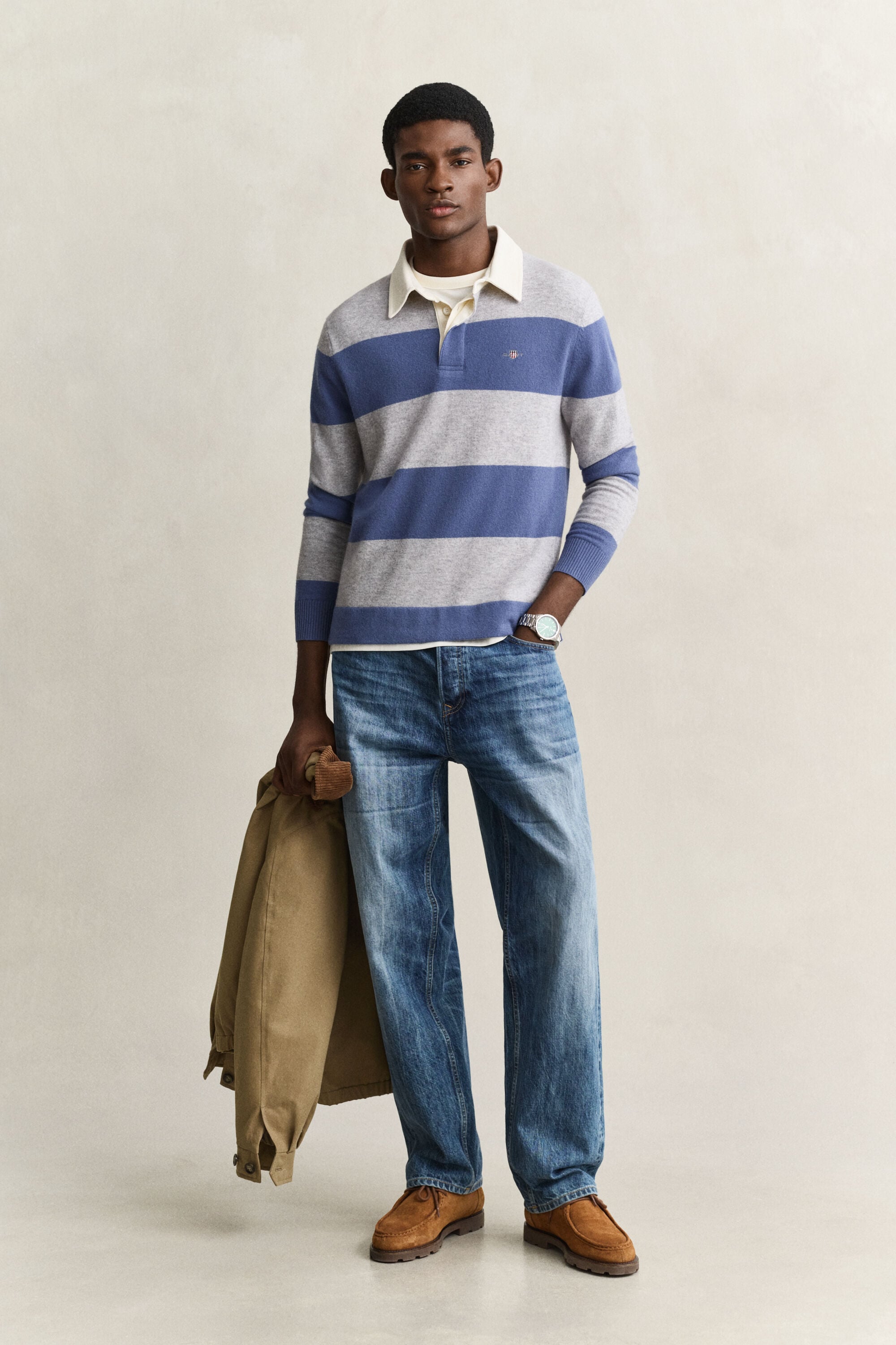 Barstriped Lambswool Rugger