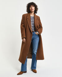 Textured Wrap Coat