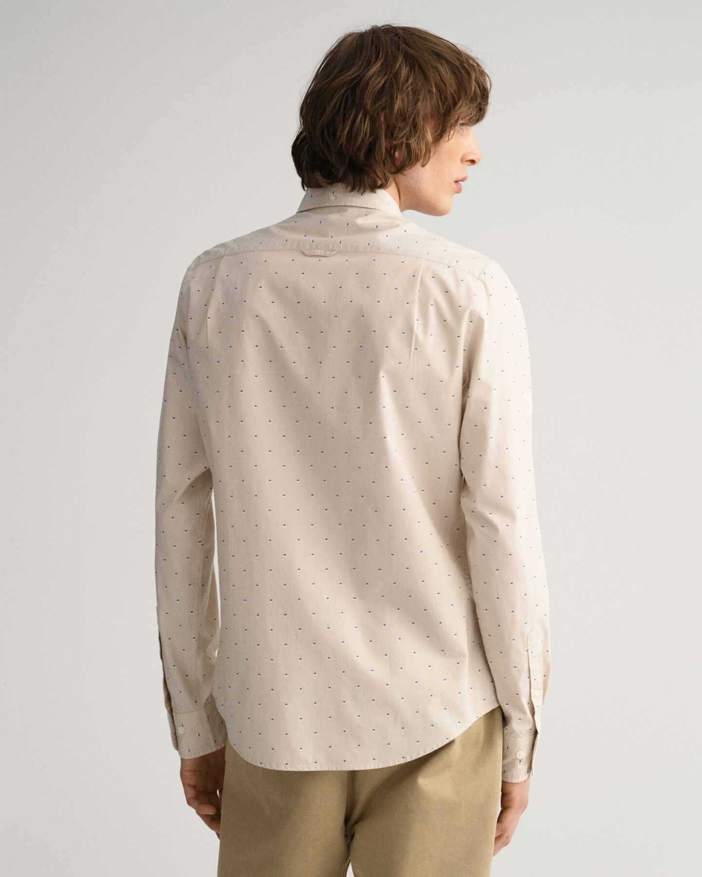 Slim Fit Dobby Dot Shirt