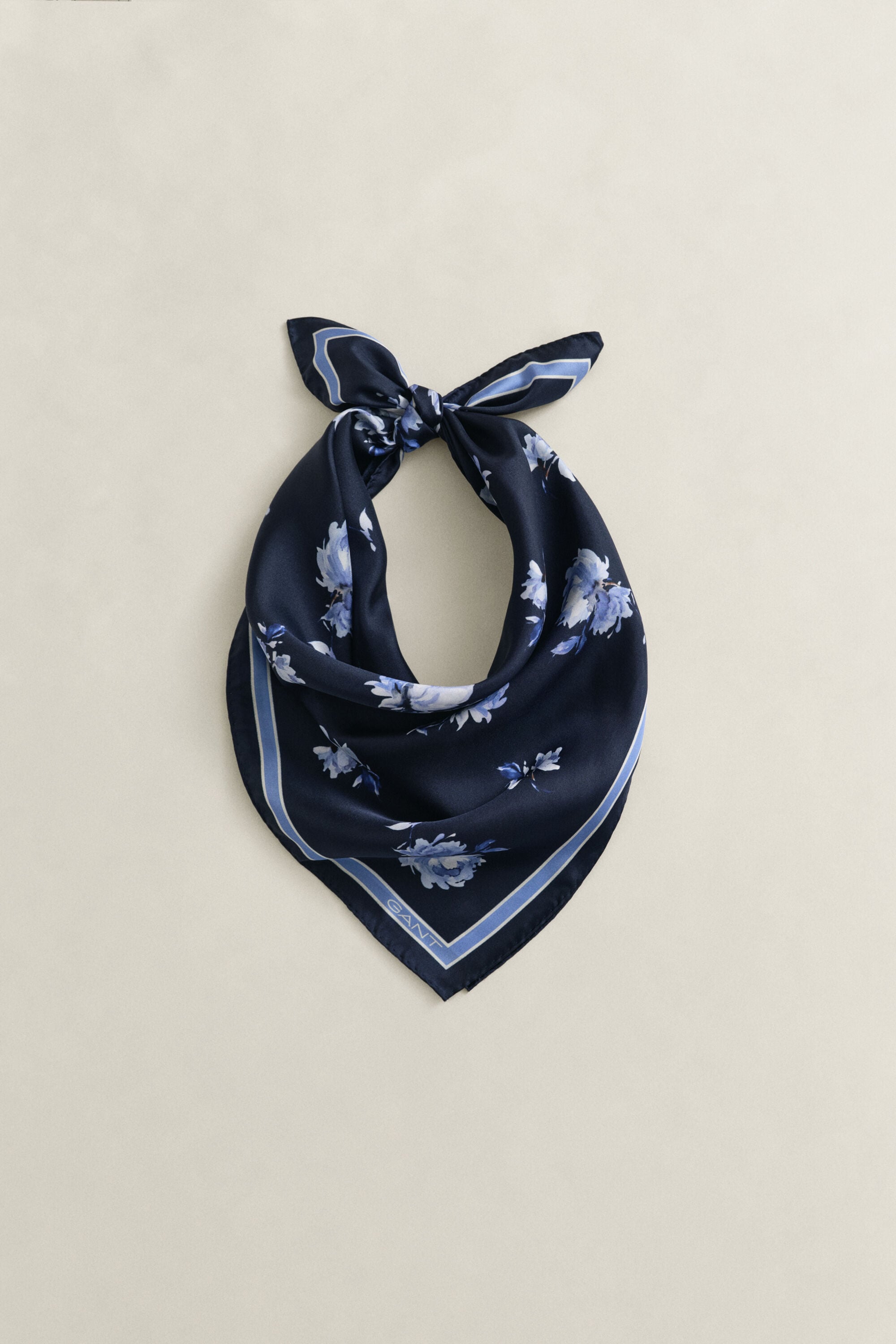 Floral Print Silk Scarf