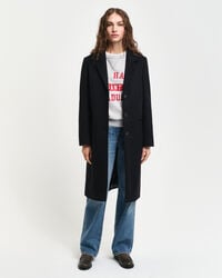 Classic Tailored Fit Wool Coat