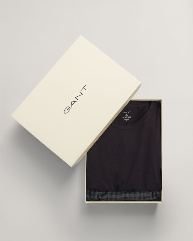 Flannel Pajama Pants & T-Shirt Gift Box