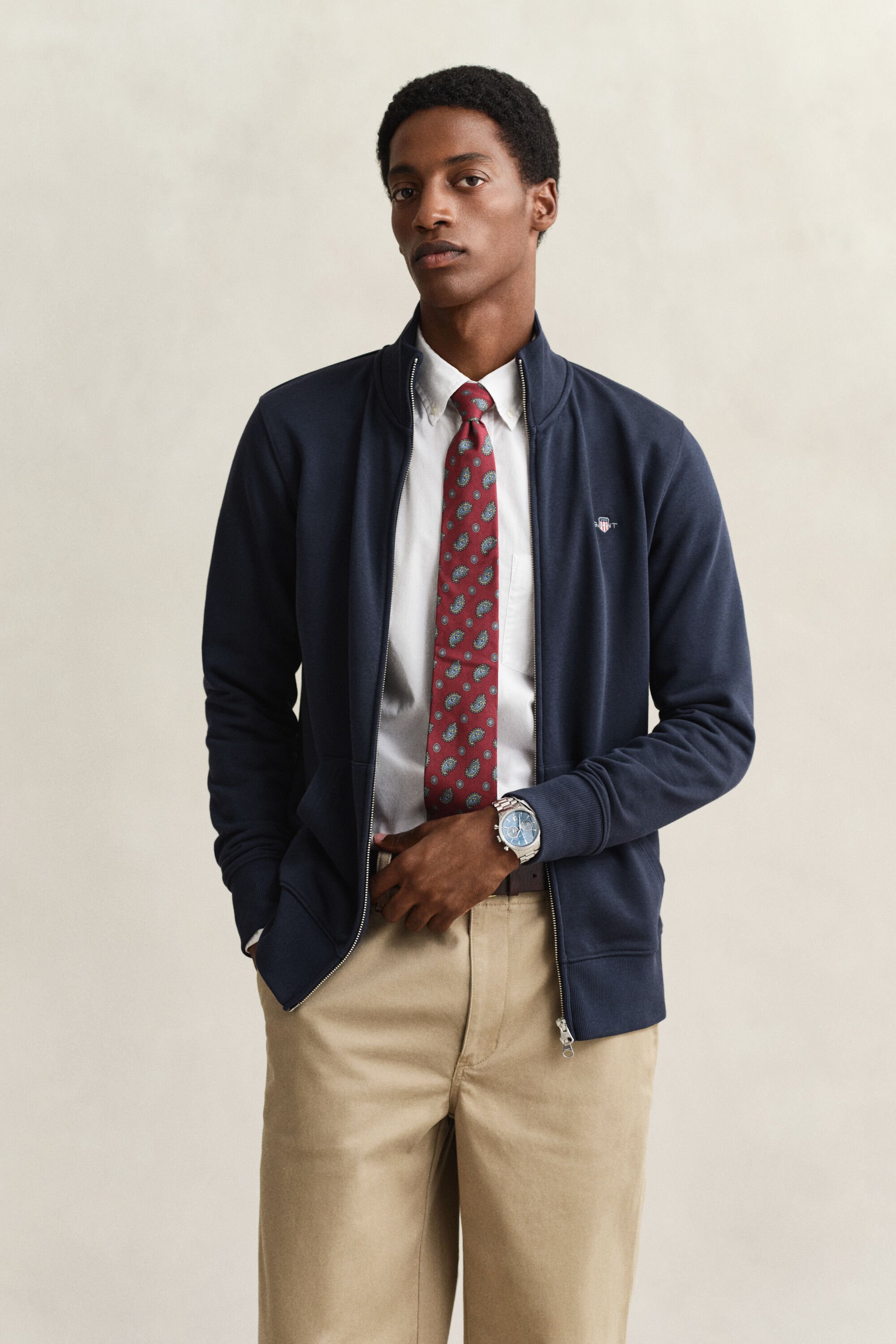 Shield Zip Sweatshirt