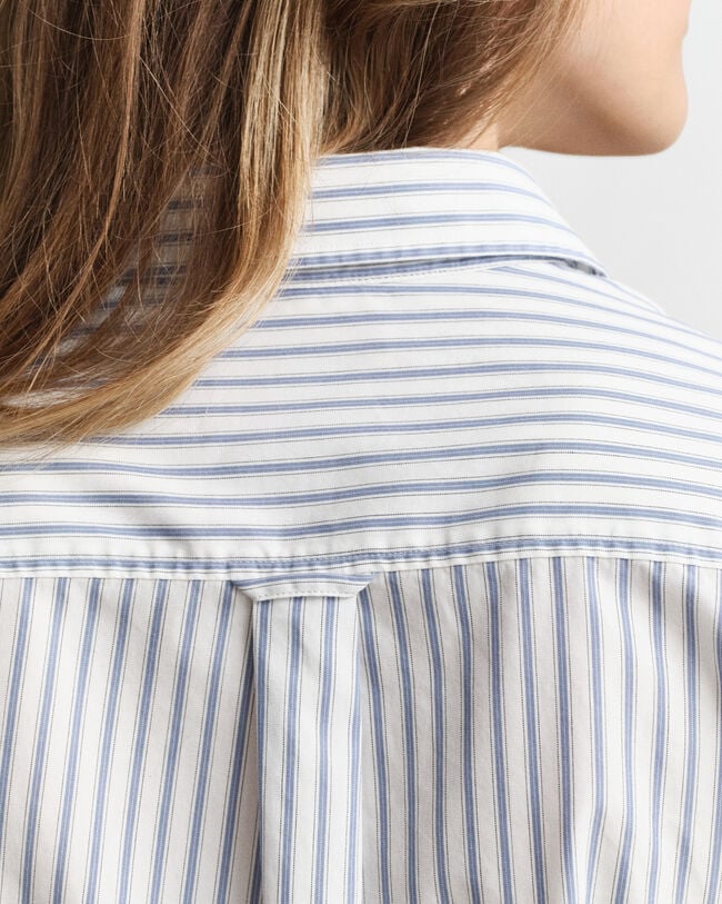 Regular Fit Striped Poplin Shirt