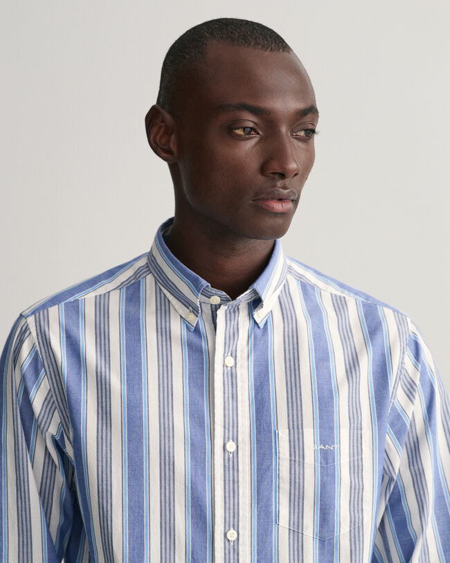 Regular Fit Colorful Striped Shirt