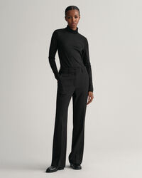 Slim Fit Flared Slacks