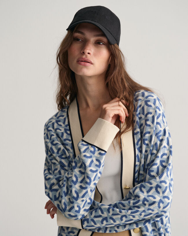Jacquard G Knit Cardigan