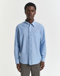 Relaxed Fit Indigo Chambray Shirt