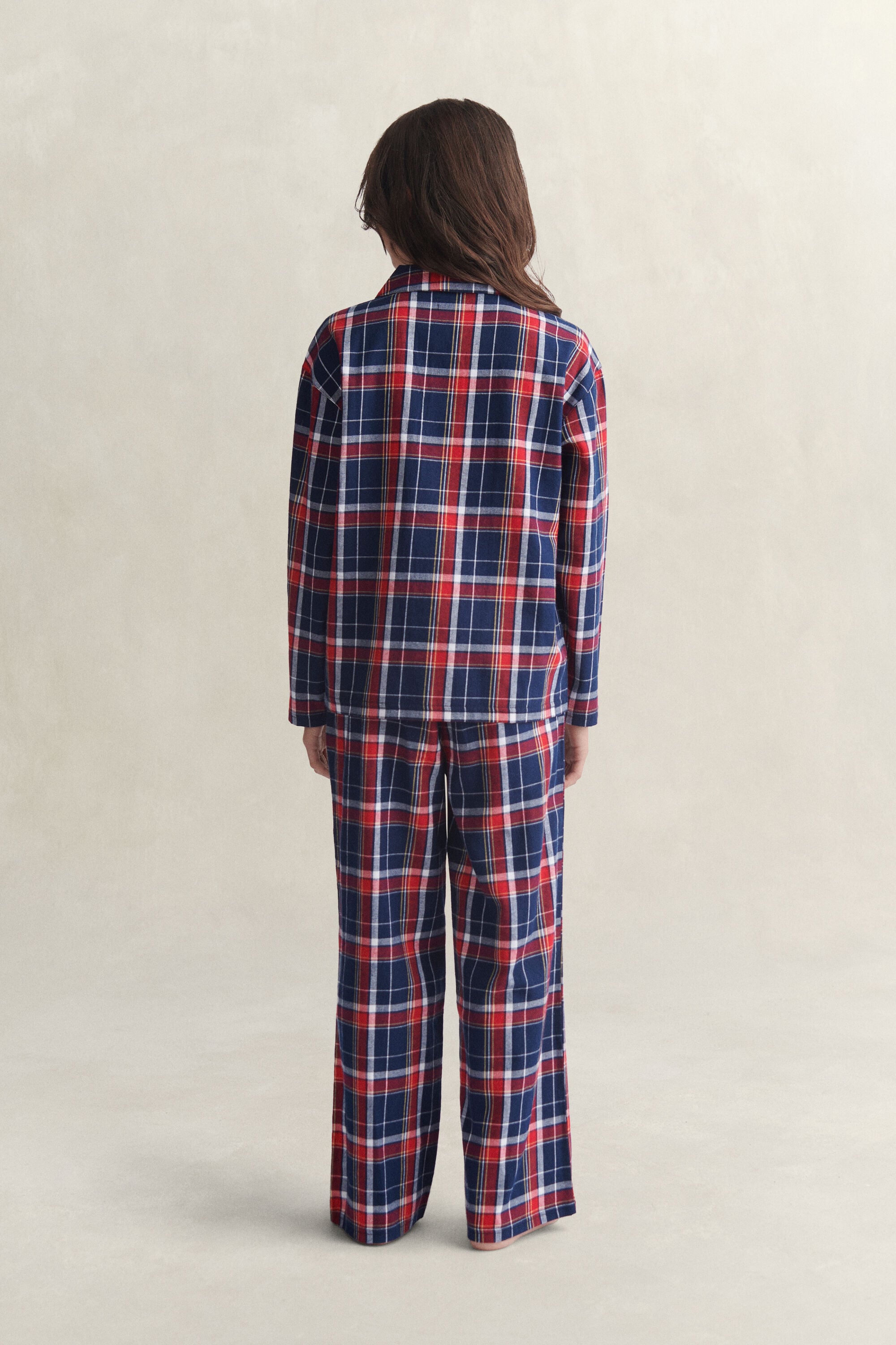 Teens Plaid Flannel Pajama Set