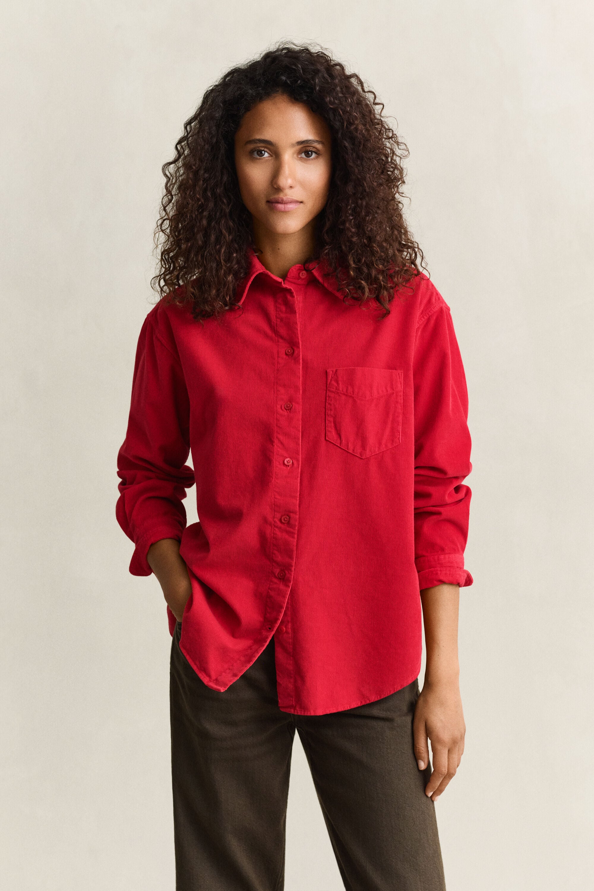 Relaxed Corduroy Shirt