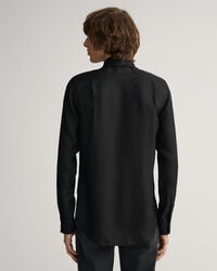 Slim Fit Solid Bow Tie Shirt