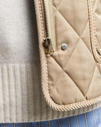 Quilted Corduroy Detailed Vest