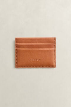 Leather Card Holder — MAHOGANY BROWN 2