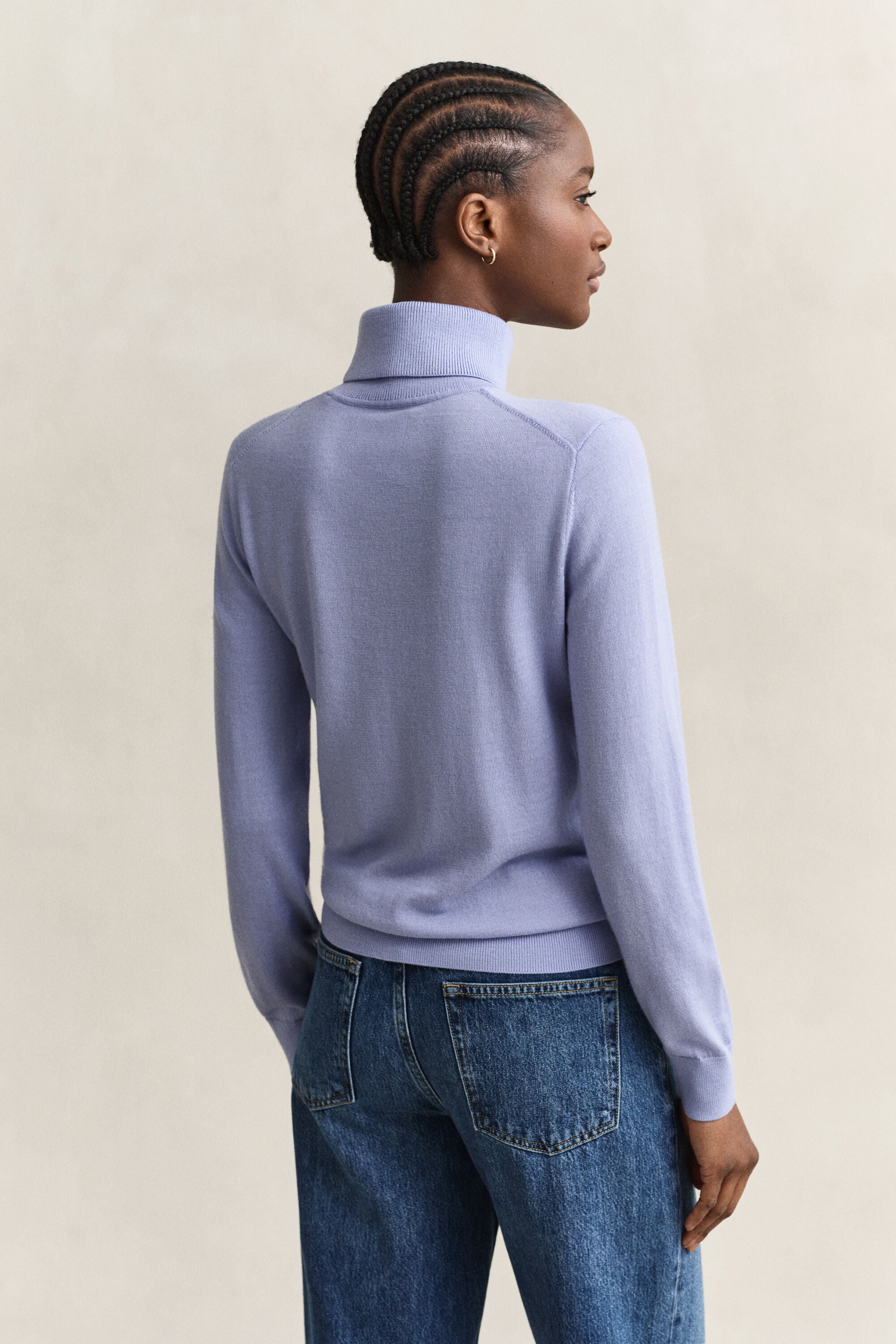 Extra Fine Merino Wool Turtleneck Sweater