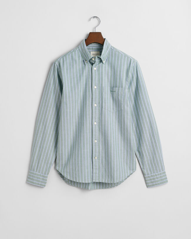 Regular Fit Striped Archive Oxford Shirt
