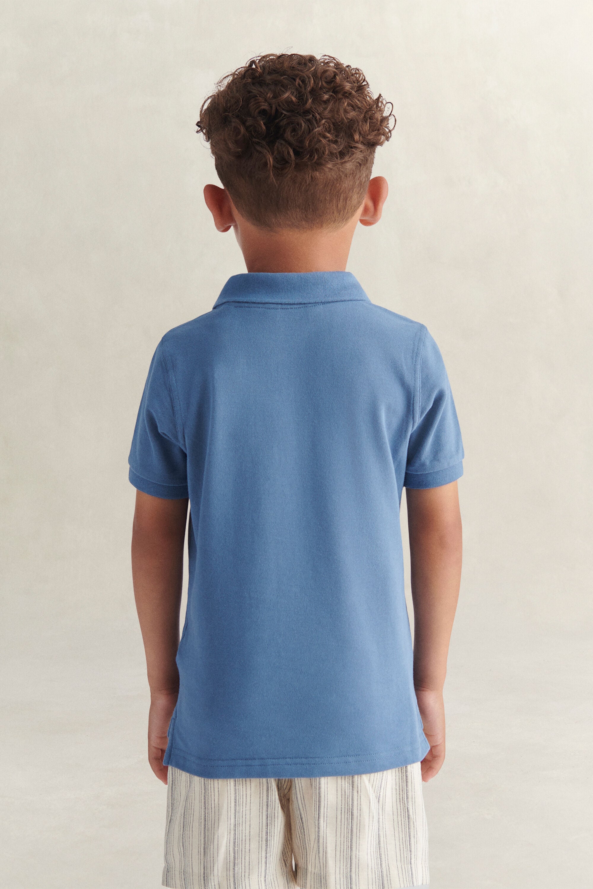 Kids Shield Polo Shirt — SALTY SEA
