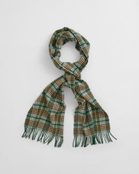 Checked Wool Scarf