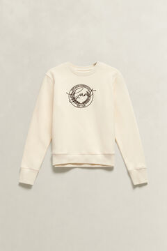 Teen Girls Graphic Sweatshirt — CREAM 2