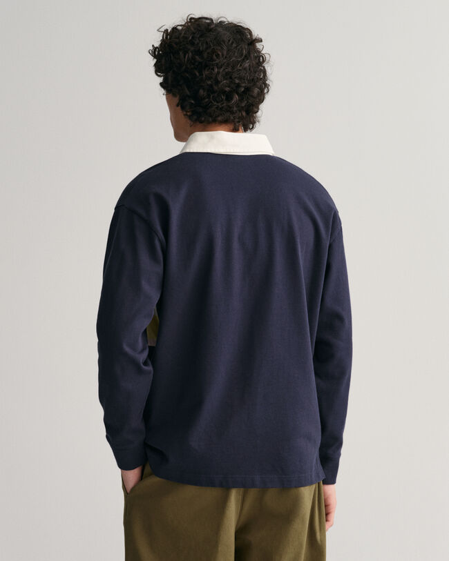 Color Blocked Rugger