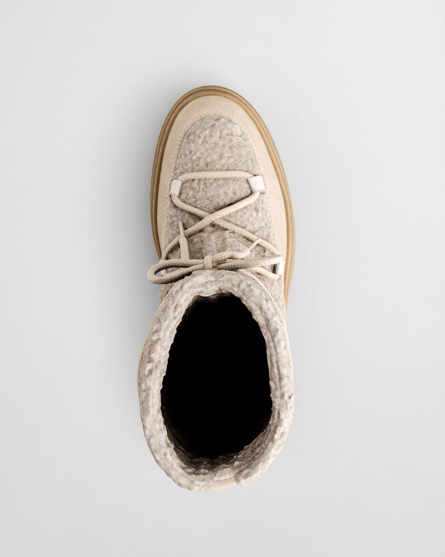 Snowhill Lace-Up Wool Boots