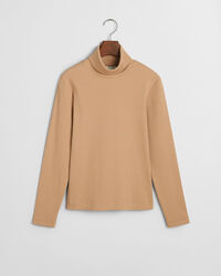 Ribbed Long Sleeve Turtleneck Top