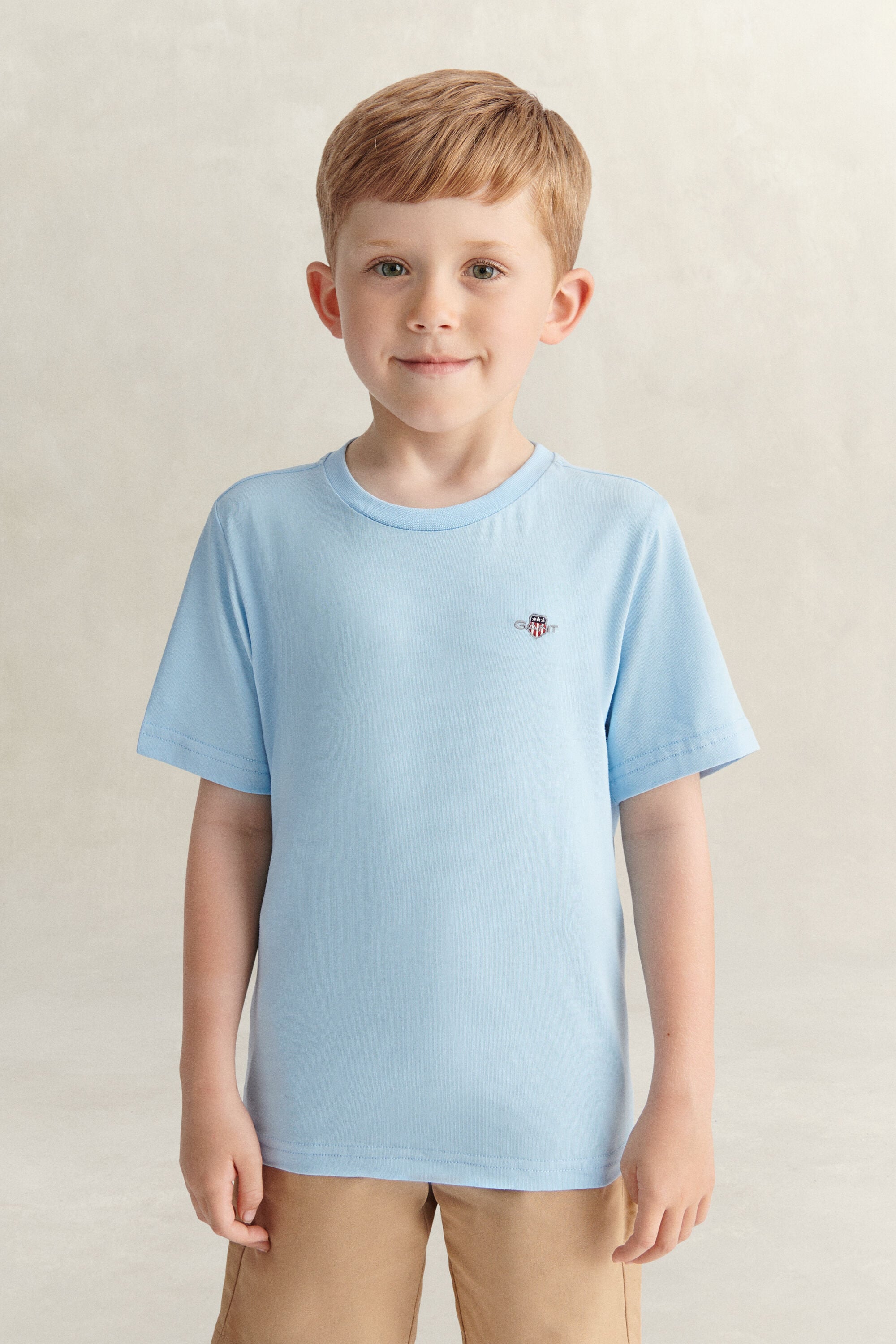 Kids Shield T-Shirt — SKY BLUE