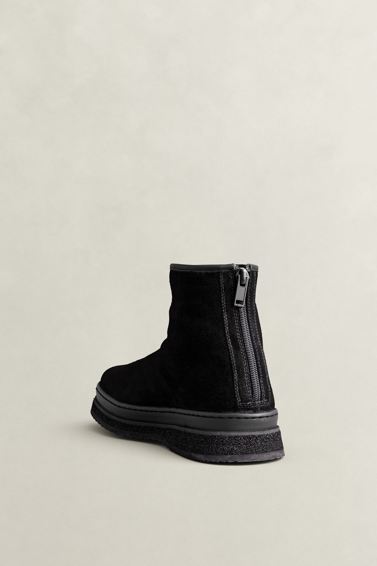 Blistown Suede Chelsea Boots — BLACK