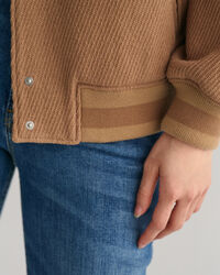 Wool Twill Varsity Jacket