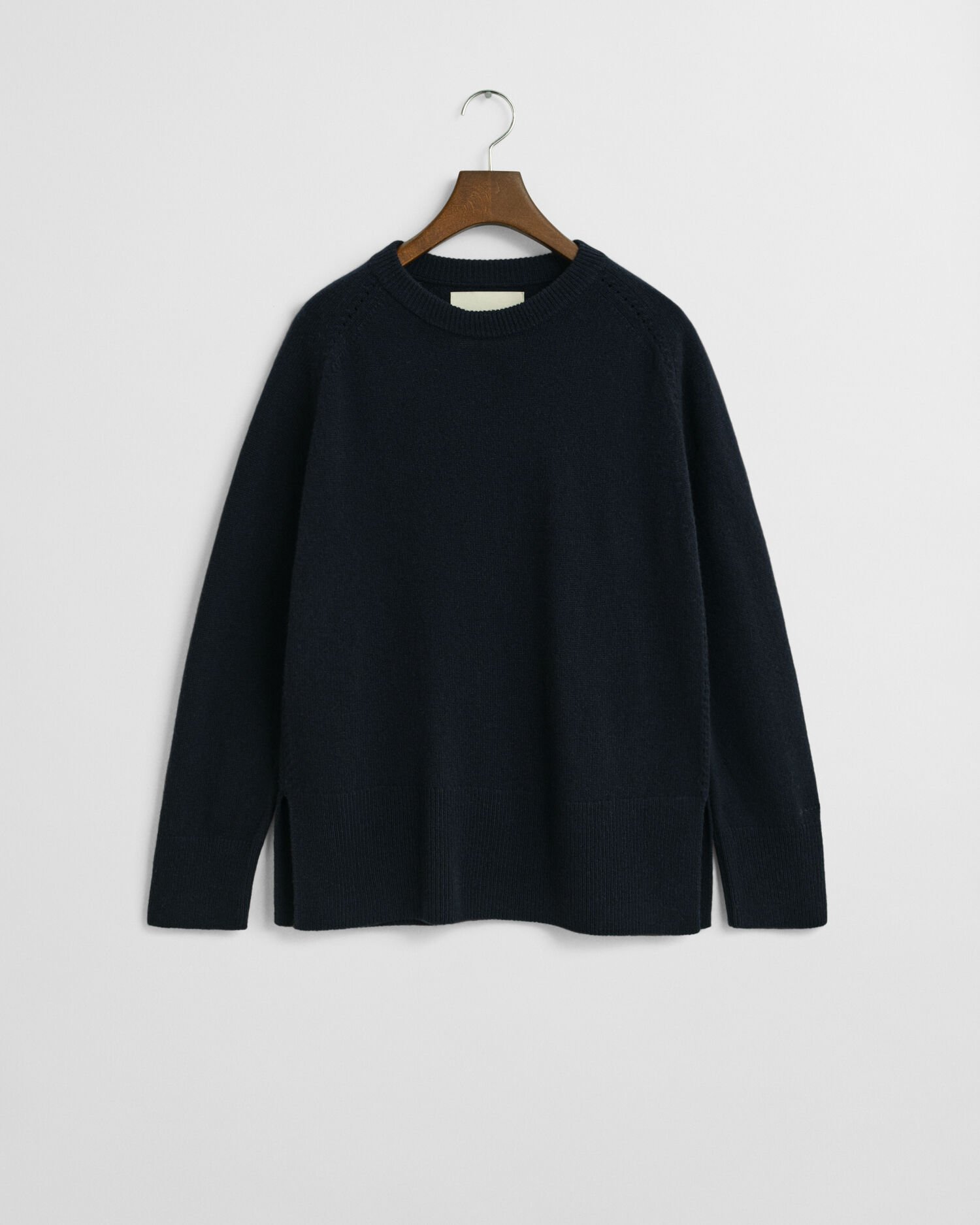 Soft Wool Cashmere Blend Crew Neck Sweater