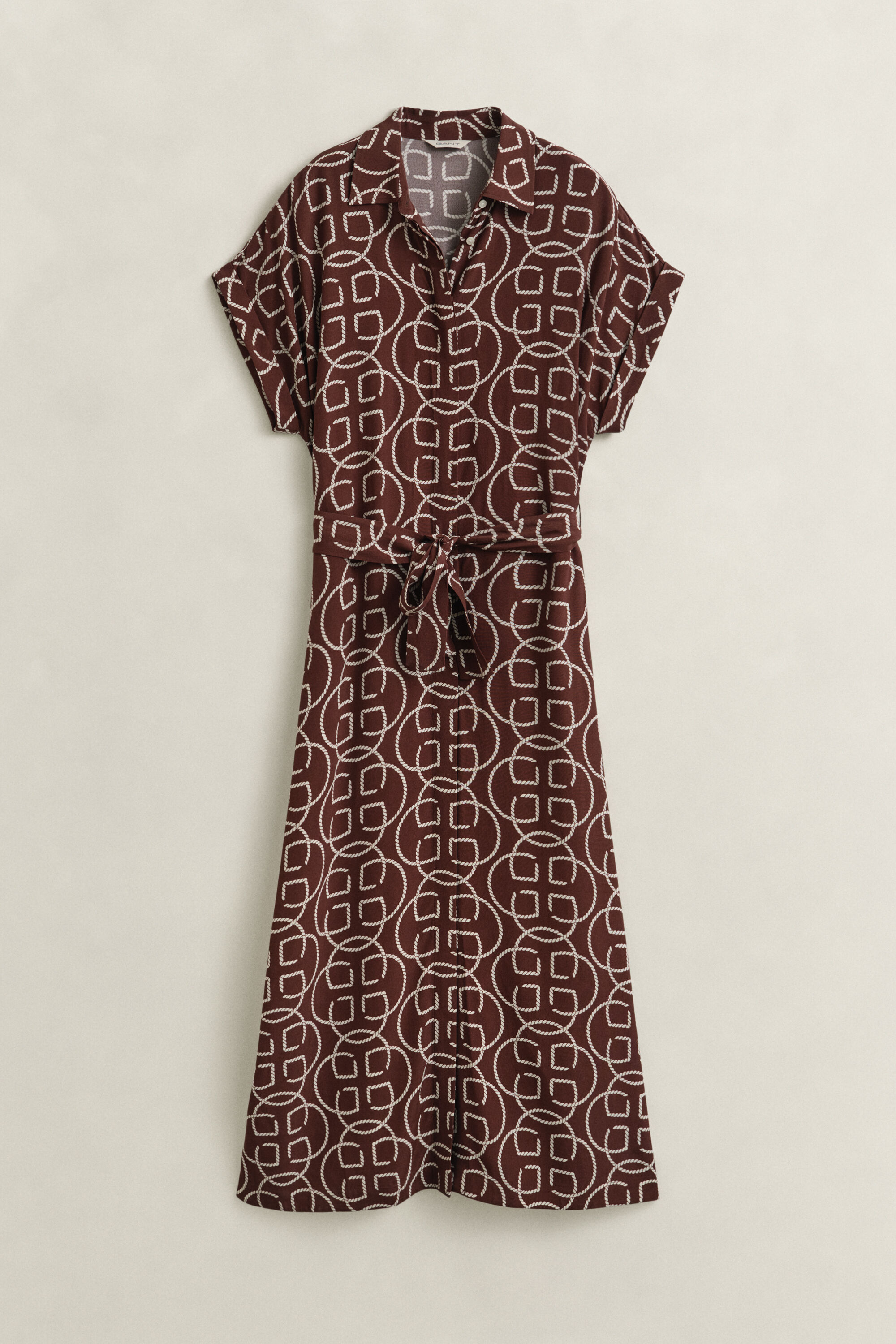 Monogram Cap Sleeve Dress