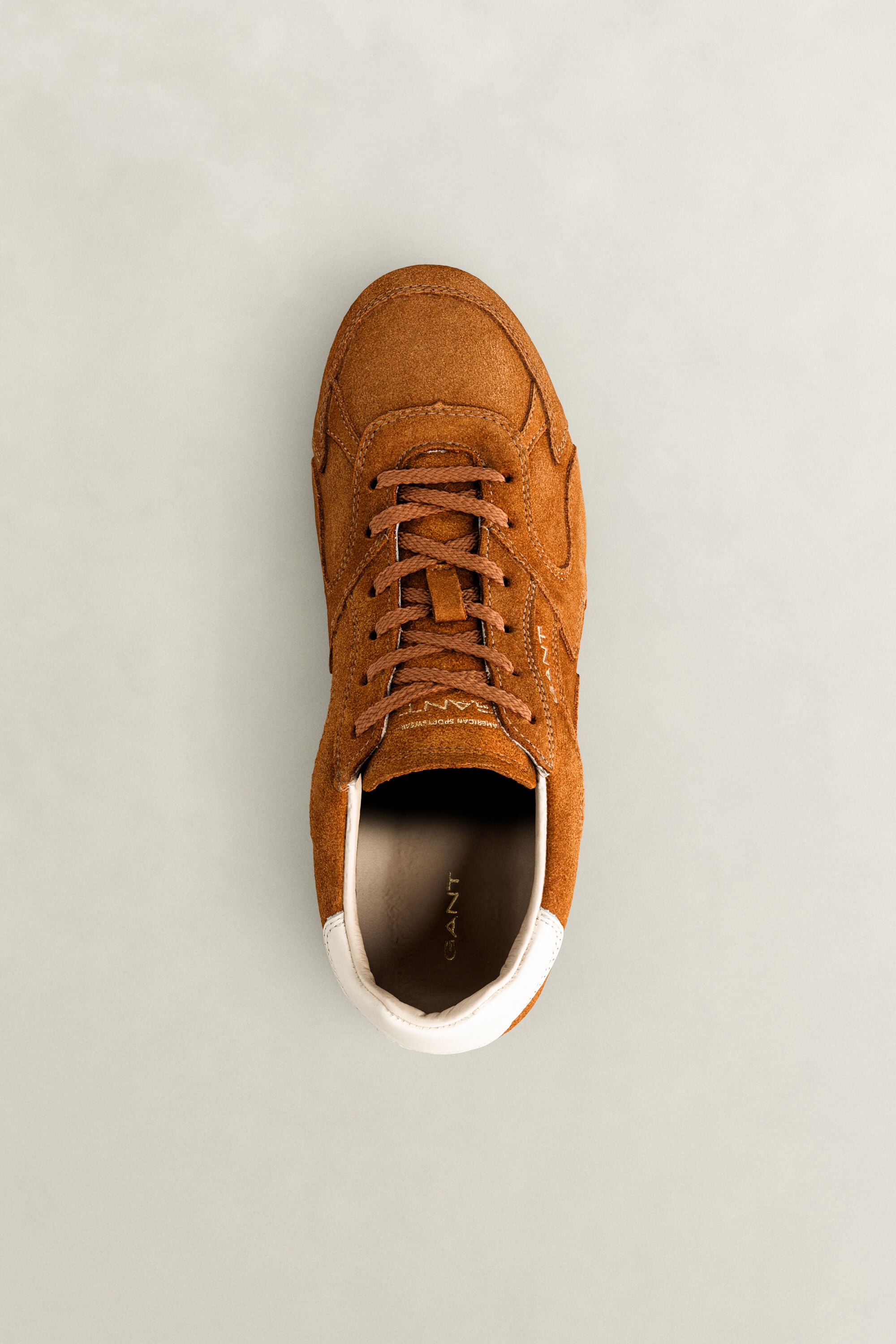 Sperly Suede Sneakers — COGNAC BROWN