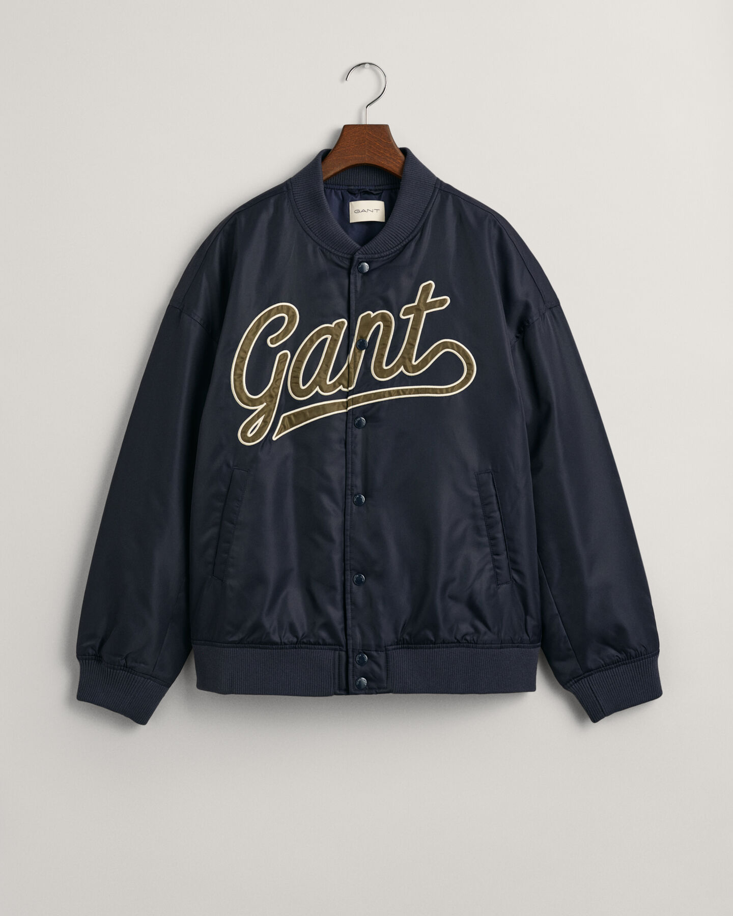 Teens Script Graphic Varsity Jacket