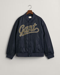 Teens Script Graphic Varsity Jacket
