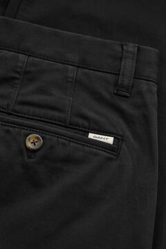 Slim Fit Comfort Chinos — BLACK 2